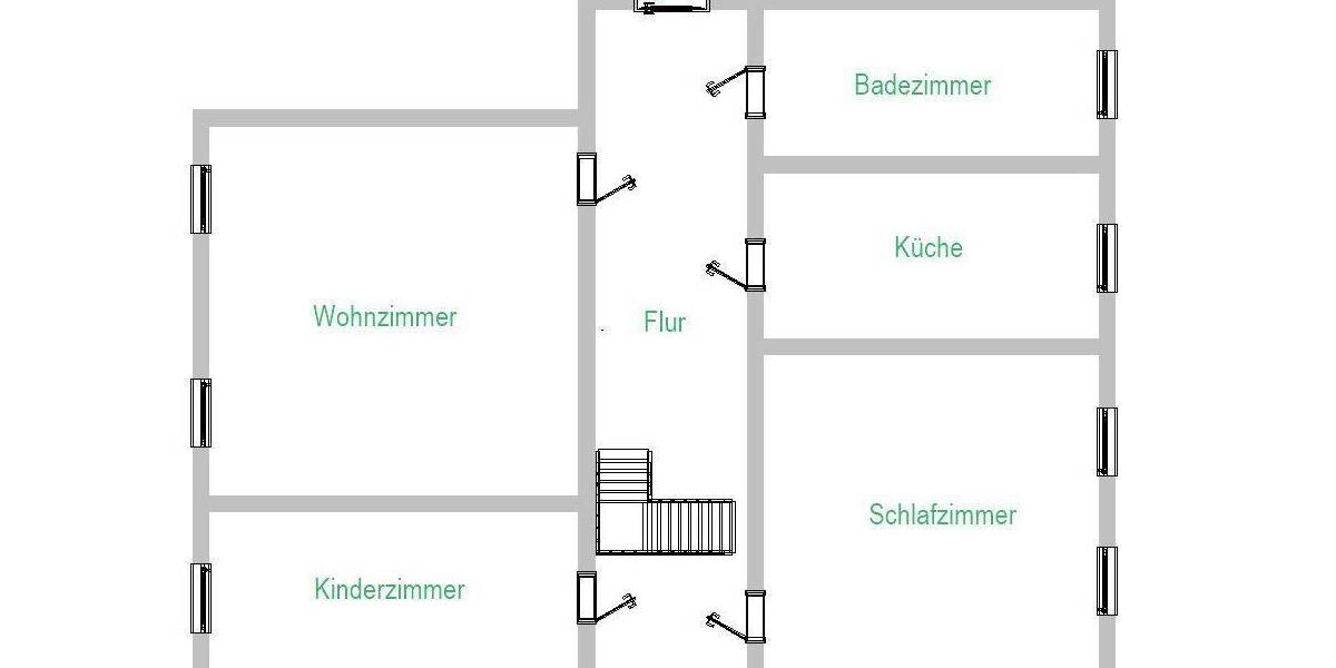 Etagenwohnung Frankenberg - 4 Zimmer, 117 m&sup2;, 585&euro; | Angebot:26642148