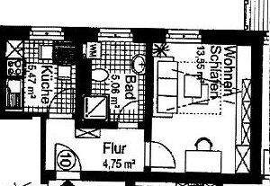 Zimmer Chemnitz Lutherviertel - 1 Zimmer, 28 m&sup2;, 170&euro; | Angebot:25970872