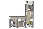 Etagenwohnung Chemnitz Yorckgebiet - 3 Zimmer, 71 m&sup2;, 443&euro; | Angebot:26695874