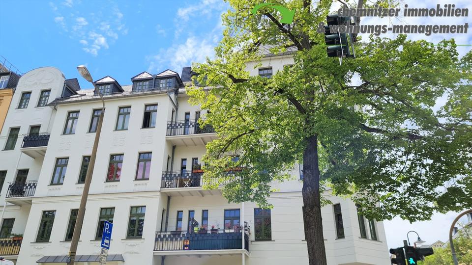 Preiswerte 1-Raum-Wohnung mit Balkon auf dem Chemnitzer Kaßberg 1 zimmer