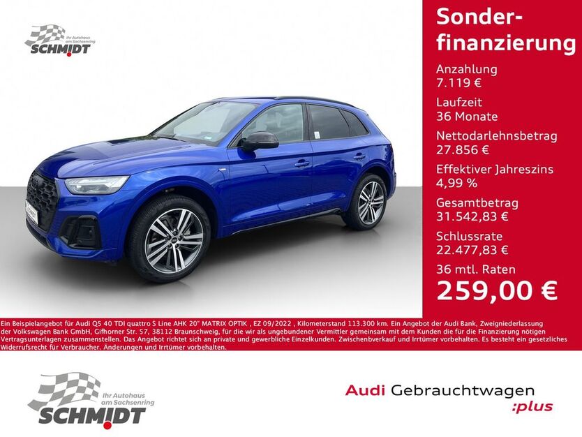 Audi Q5 113.300 km 34.975 € Bernsdorf 09337