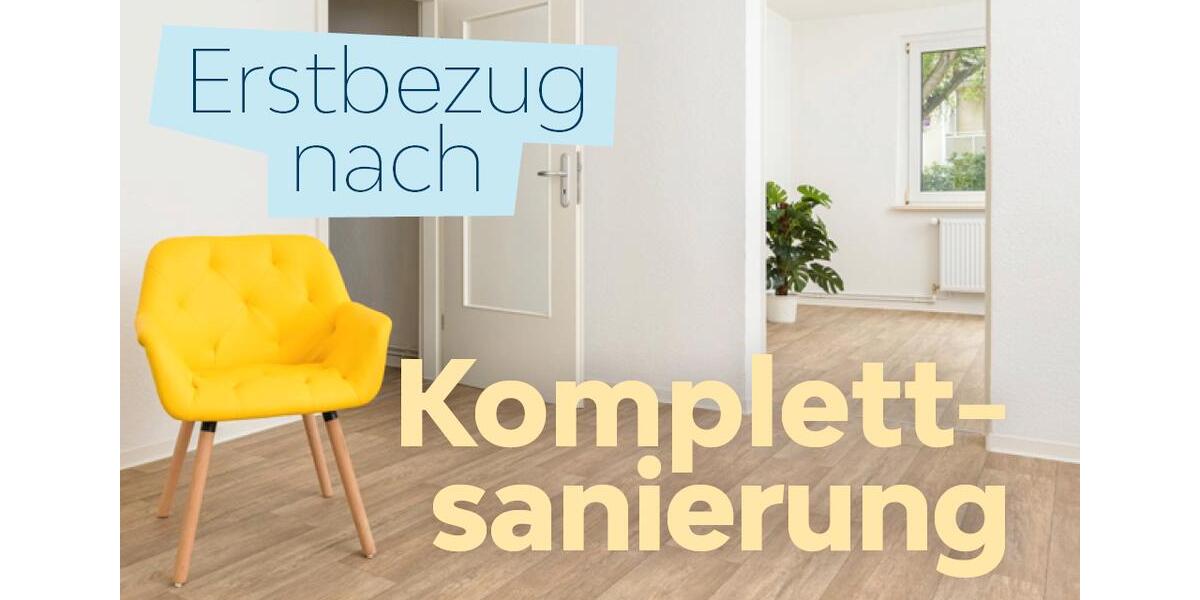 Erdgeschoßwohnung Chemnitz Helbersdorf - 3 Zimmer, 59 m&sup2;, 335&euro; | Angebot:25894730