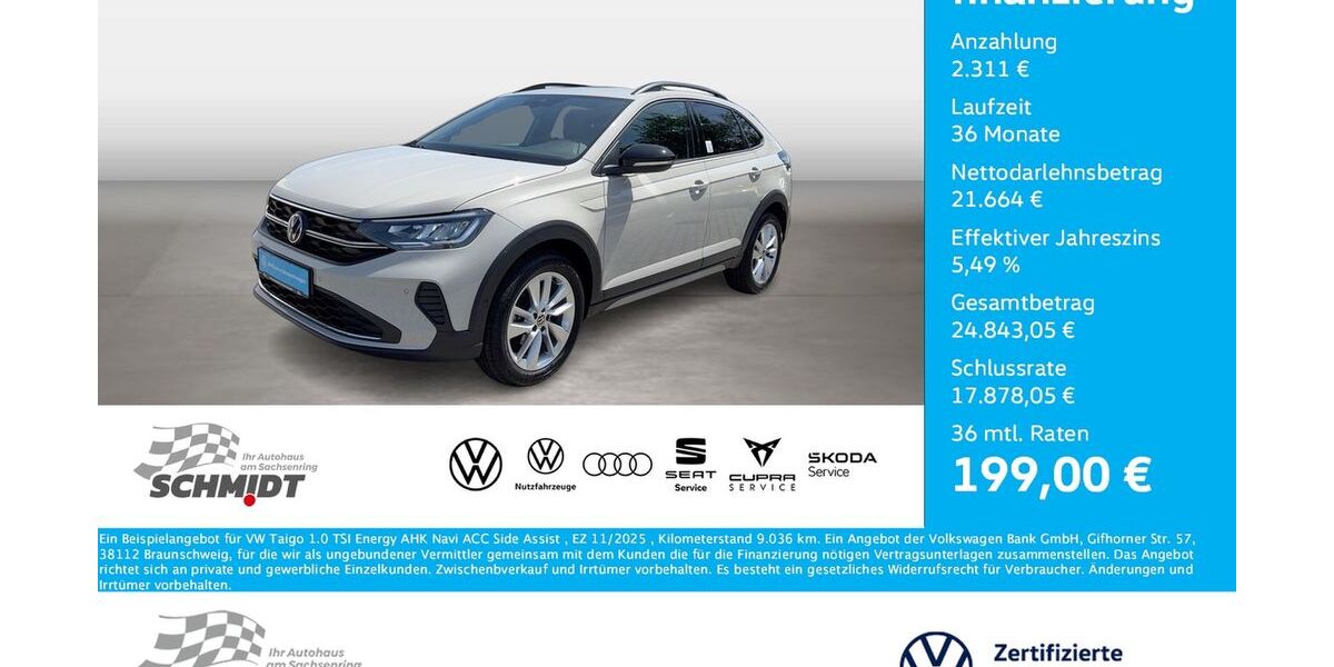 VW Taigo 9.036 km 23.450 &euro; Bernsdorf 09337
