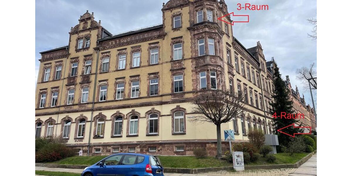 Erdgeschoßwohnung Chemnitz Ebersdorf - 4 Zimmer, 82 m&sup2;, 405&euro; | Angebot:23633330