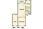 Etagenwohnung Chemnitz Rabenstein - 3 Zimmer, 56 m&sup2;, 295&euro; | Angebot:26917499