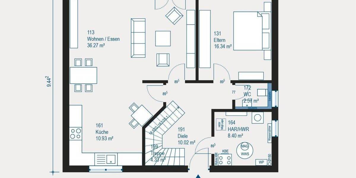 Einfamilienhaus Glauchau - 5 Zimmer, 172 m&sup2;, 265.469&euro; | Angebot:26106805