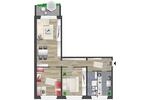 Etagenwohnung Chemnitz Helbersdorf - 3 Zimmer, 69 m&sup2;, 451&euro; | Angebot:26682225