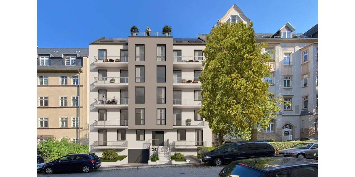 Etagenwohnung Chemnitz Kaßberg - 4 Zimmer, 100 m&sup2;, 1.400&euro; | Angebot:26026639