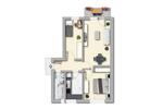 Dachgeschoßwohnung Chemnitz Helbersdorf - 3 Zimmer, 58 m&sup2;, 310&euro; | Angebot:26165741