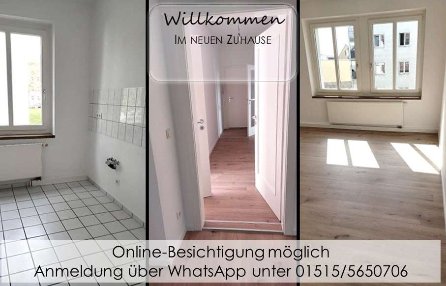 Etagenwohnung Chemnitz Lutherviertel - 2 Zimmer, 51 m&sup2;, 295&euro; | Angebot:25540294