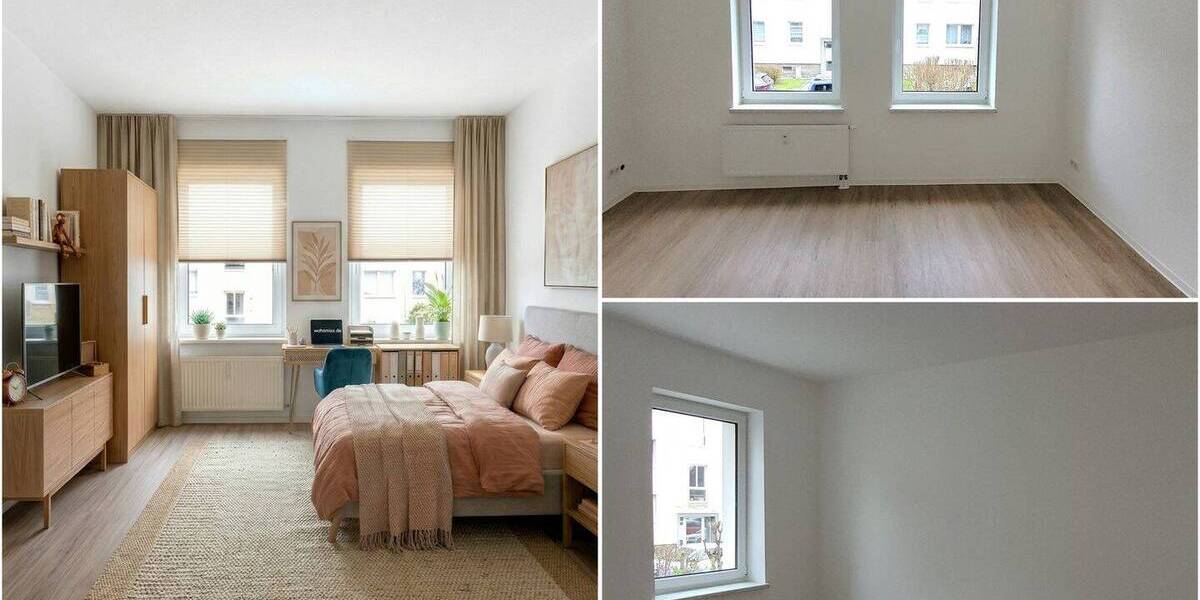 Etagenwohnung Chemnitz Reichenbrand - 3 Zimmer, 68 m&sup2;, 125.000&euro; | Angebot:26309876