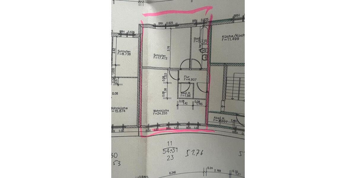 Etagenwohnung Mittweida - 2 Zimmer, 52 m&sup2;, 299&euro; | Angebot:26582110