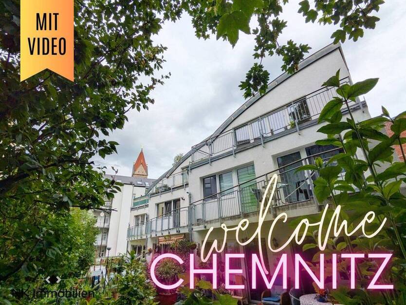 ++ Ihre Chance: 1-Raum Wohnung mit großem Balkon - in direkter Nähe zum Chemnitzer Zentrum ++