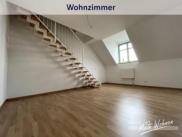 Dachgeschoßwohnung Chemnitz Kapellenberg - 2 Zimmer, 63 m&sup2;, 380&euro; | Angebot:26283439