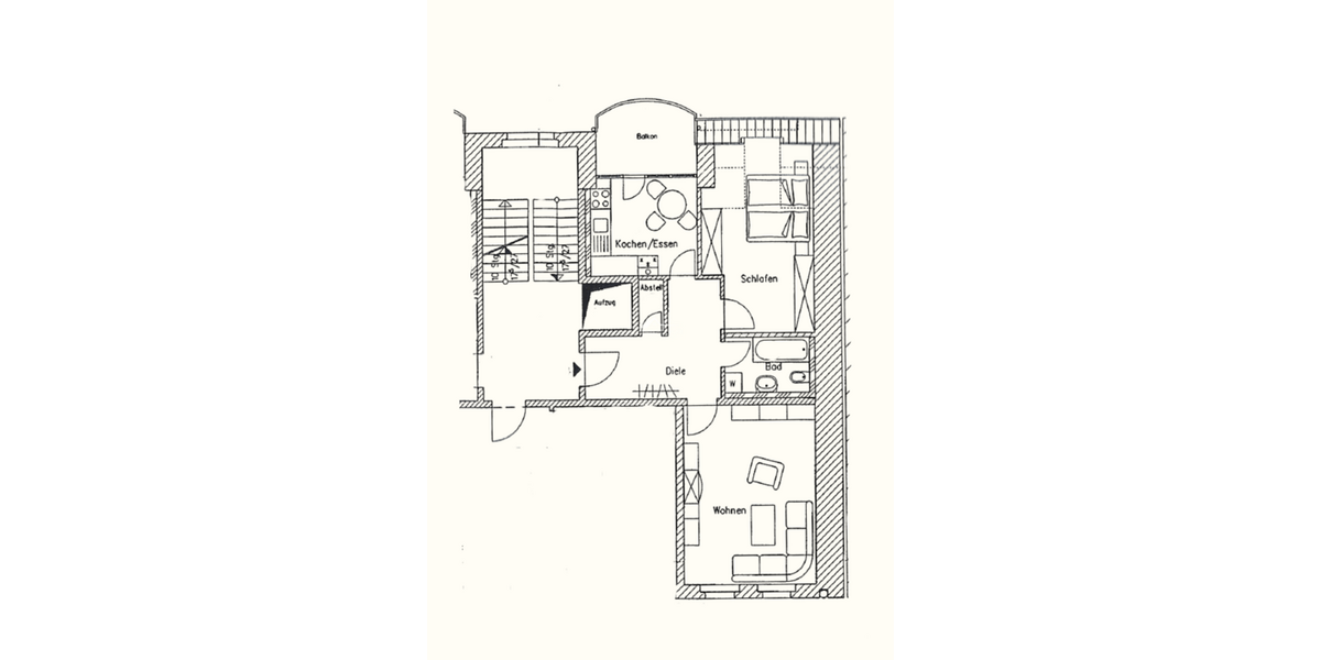 Ihre neue traumhafte Jugendstil-Wohnung 2 zimmer