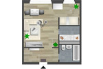 Etagenwohnung Chemnitz Klaffenbach - 1 Zimmer, 32 m&sup2;, 160&euro; | Angebot:26682542