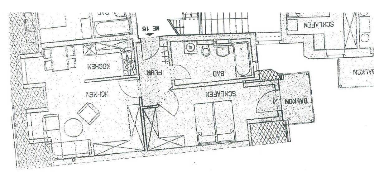 Etagenwohnung Chemnitz Ebersdorf - 2 Zimmer, 57 m&sup2;, 309&euro; | Angebot:26806950