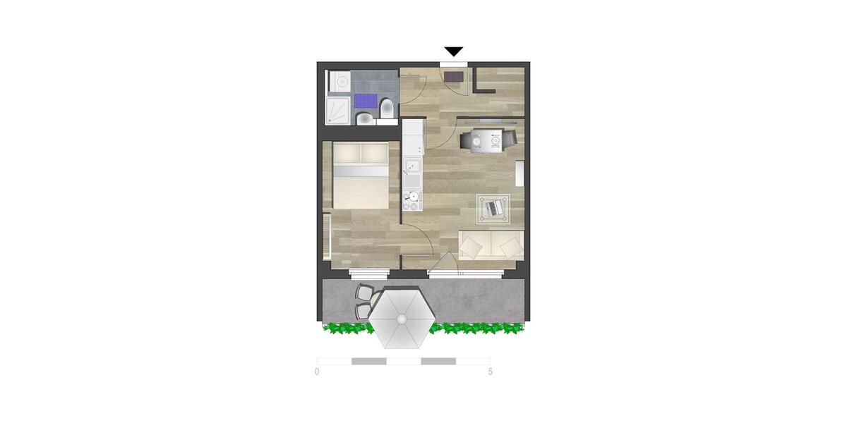 Etagenwohnung Chemnitz Klaffenbach - 1 Zimmer, 34 m&sup2;, 215&euro; | Angebot:26681336
