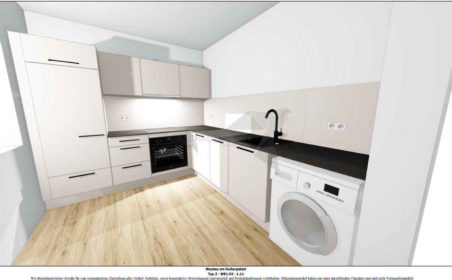 Etagenwohnung Chemnitz Rabenstein - 1 Zimmer, 34 m&sup2;, 463&euro; | Angebot:24895703