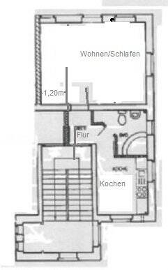 Etagenwohnung Chemnitz Harthau - 1 Zimmer, 41 m&sup2;, 225&euro; | Angebot:26696142