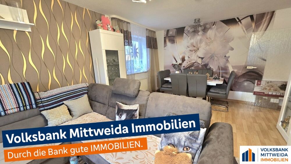 Attraktive 3-Zimmer-Eigentumswohnung mit Balkon und Garage! Ideal für Kapitalanleger! - Erdgeschoßwohnung Limbach-Oberfrohna Oberfrohna | Angebot:25916725