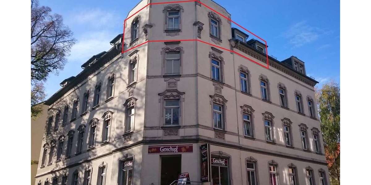 Etagenwohnung Chemnitz Kapellenberg - 2 Zimmer, 53 m&sup2;, 55.000&euro; | Angebot:26564773