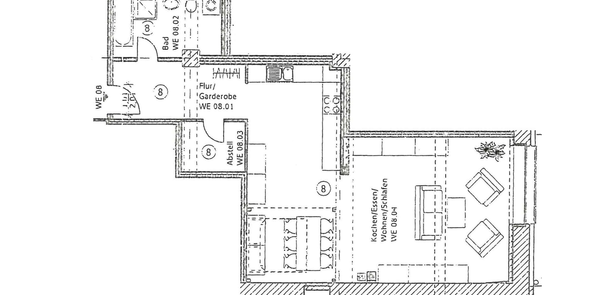 Loftwohnung mit tollem Flow - Erdgeschoßwohnung Chemnitz Helbersdorf | Angebot:20970584