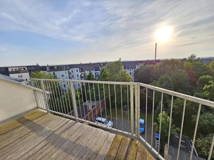 Ausblick über die Dächer der Stadt zimmer