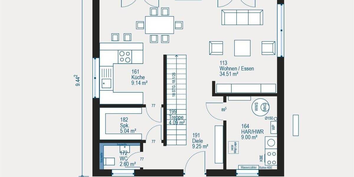Einfamilienhaus Chemnitz Röhrsdorf - 5 Zimmer, 145 m&sup2;, 274.469&euro; | Angebot:26642051