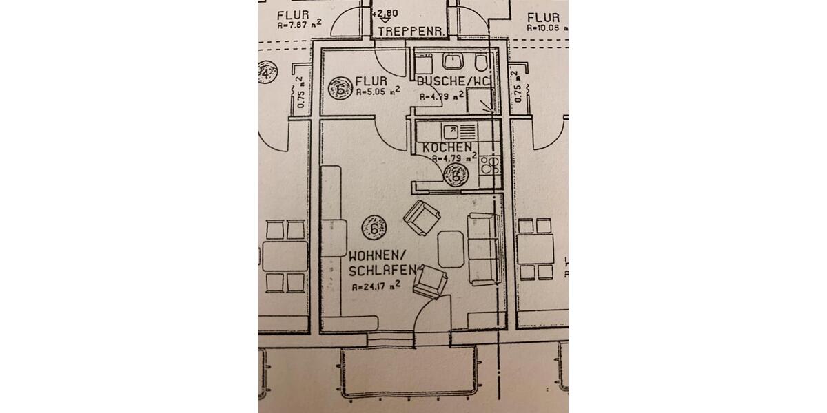 Etagenwohnung Stollberg (Erzgebirge) - 1 Zimmer, 40 m&sup2;, 48.500&euro; | Angebot:26308881