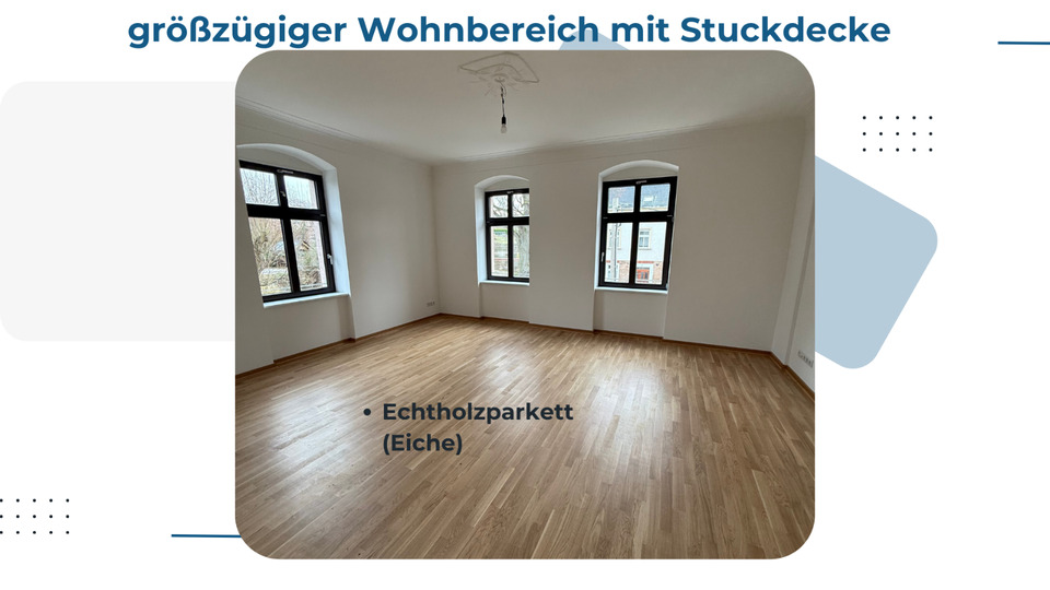 Etagenwohnung Chemnitz Wittgensdorf - 4 Zimmer, 111 m&sup2;, 1.216&euro; | Angebot:24659742