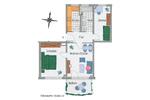 Etagenwohnung Chemnitz Rabenstein - 3 Zimmer, 60 m&sup2;, 452&euro; | Angebot:26247904
