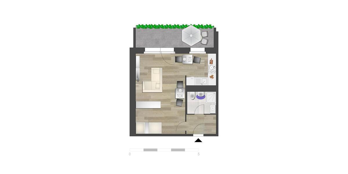 Etagenwohnung Chemnitz Klaffenbach - 1 Zimmer, 36 m&sup2;, 256&euro; | Angebot:26682100