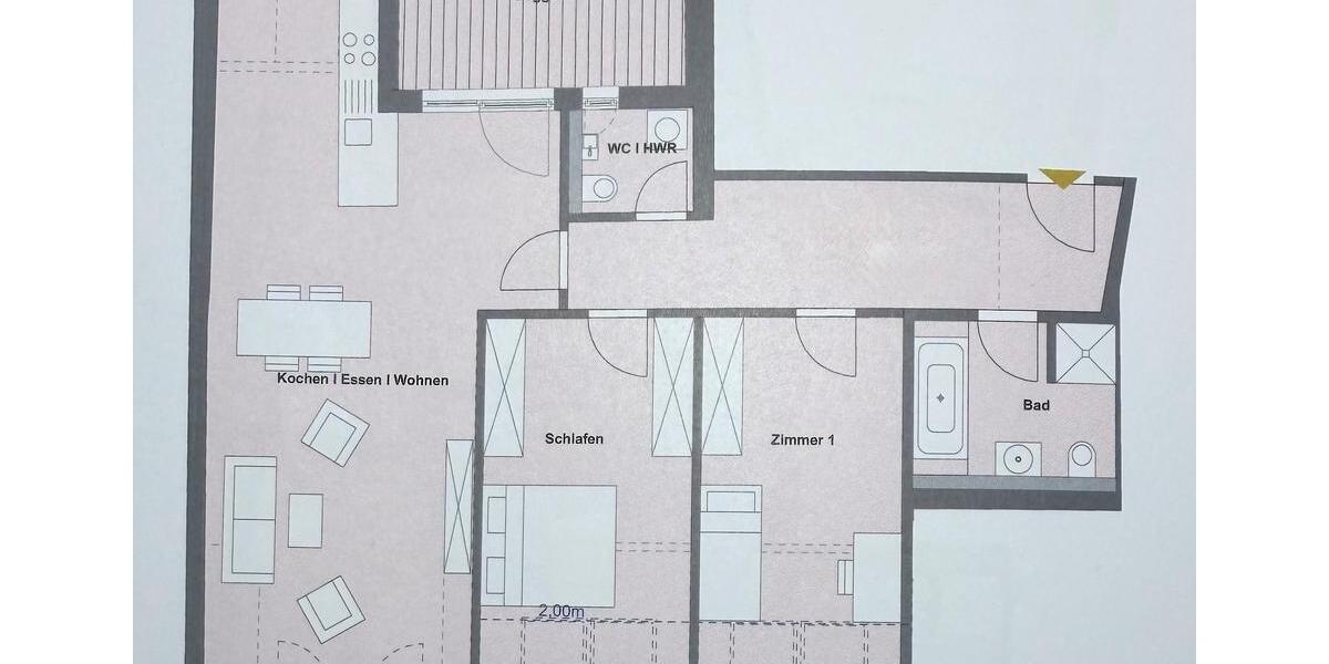 Dachgeschoßwohnung Chemnitz Hilbersdorf - 3 Zimmer, 101 m&sup2;, 808&euro; | Angebot:25538973