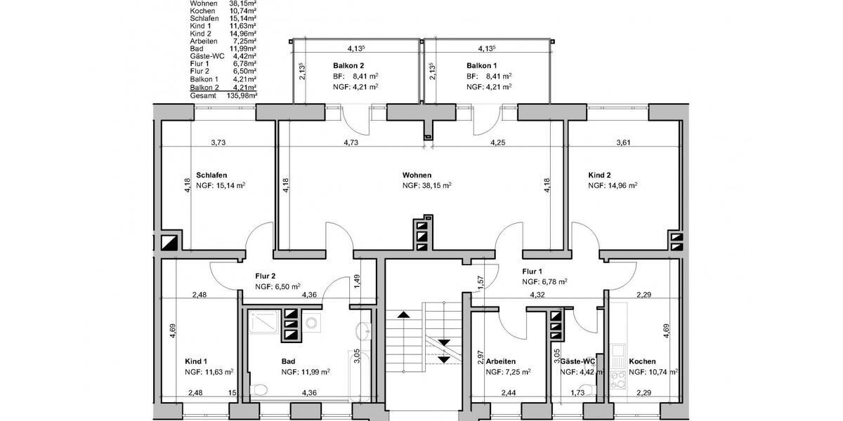 Etagenwohnung Chemnitz Bernsdorf - 5 Zimmer, 136 m&sup2;, 980&euro; | Angebot:26230504