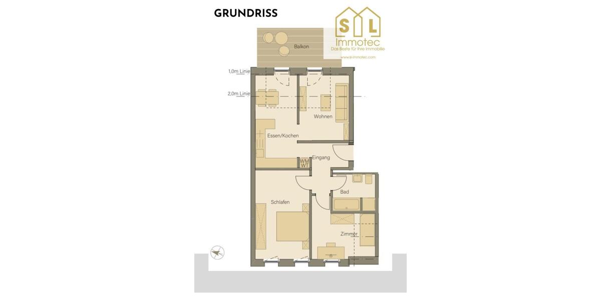 Dachgeschoßwohnung Chemnitz Bernsdorf - 3 Zimmer, 73 m&sup2;, 650&euro; | Angebot:26262064