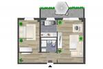 Etagenwohnung Chemnitz Markersdorf - 2 Zimmer, 52 m&sup2;, 319&euro; | Angebot:26929890